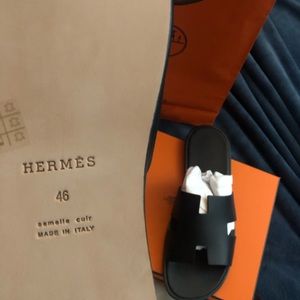 brand new pair of Hermes Oran sandals for men